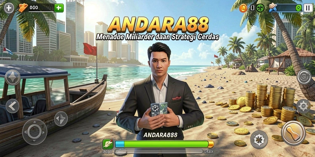 Tampilan gameplay menawan dari ANDARA88 yang penuh strategi Tycoon.