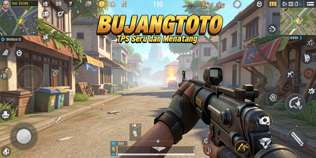 Tangkapan layar yang menunjukkan aksi seru dalam permainan BUJANGTOTO.