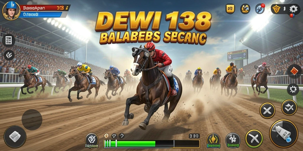 Tampilan gameplay DEWI138 yang seru di trek yang variatif.