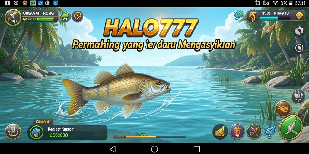 Tangkapan ikan yang memuaskan dalam gameplay HALO777.