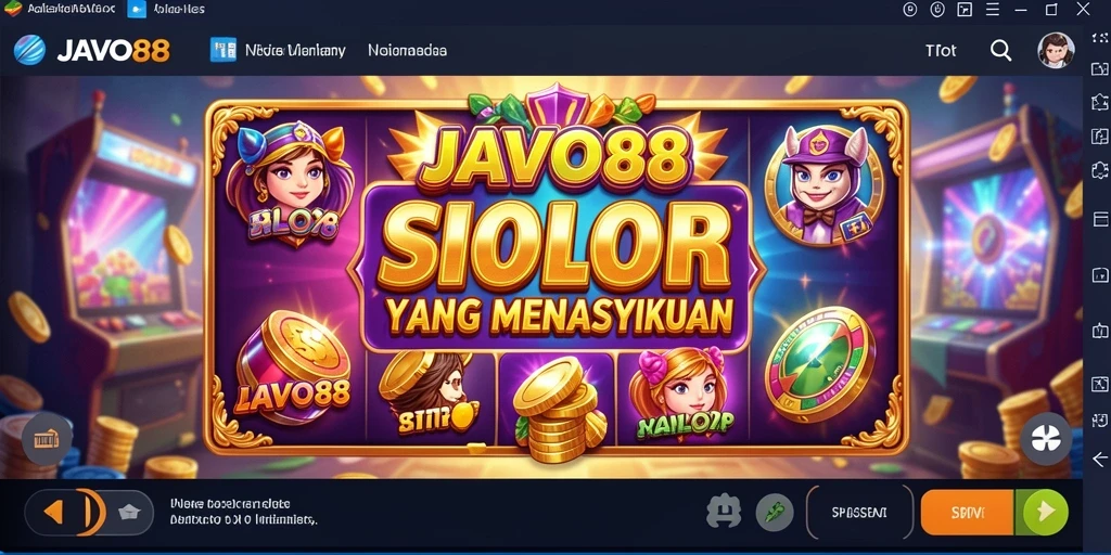 Tampilan gameplay slot yang seru dan menarik di JAVO88.