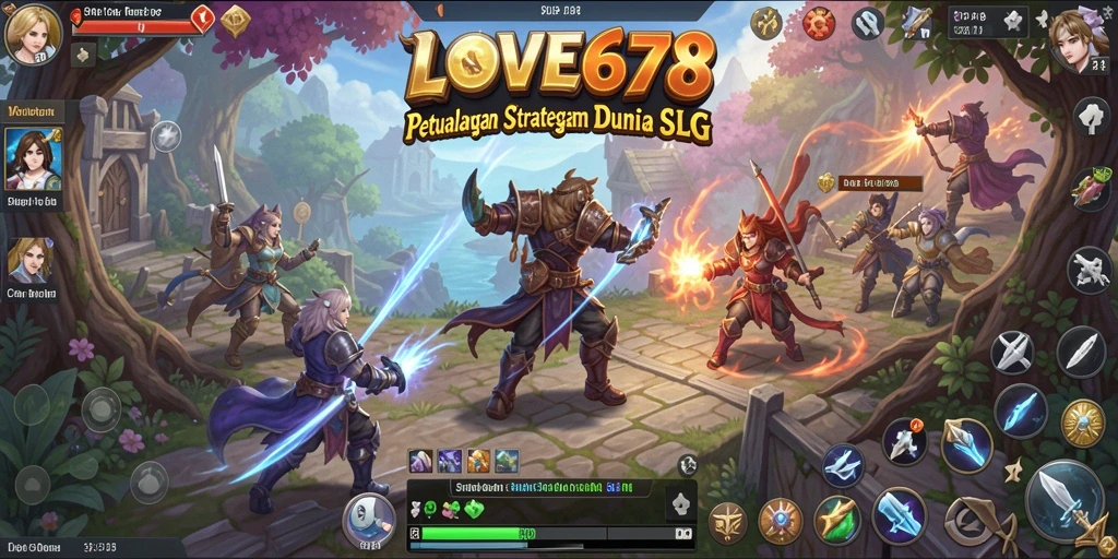 Tangkapan layar gameplay <strong>LOVE678</strong> yang menunjukkan strategi perang yang intens.