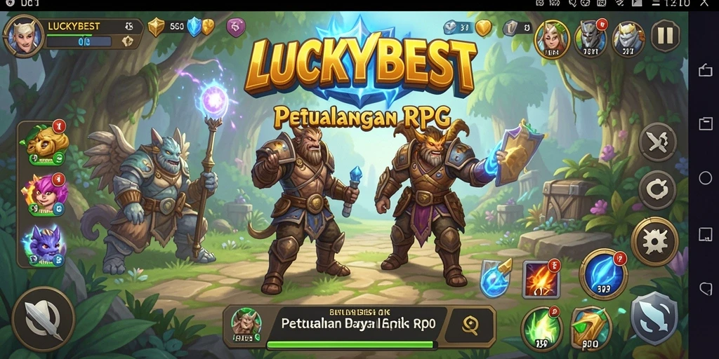 Screenshot dari gameplay menampilkan aksi seru dalam petualangan RPG.