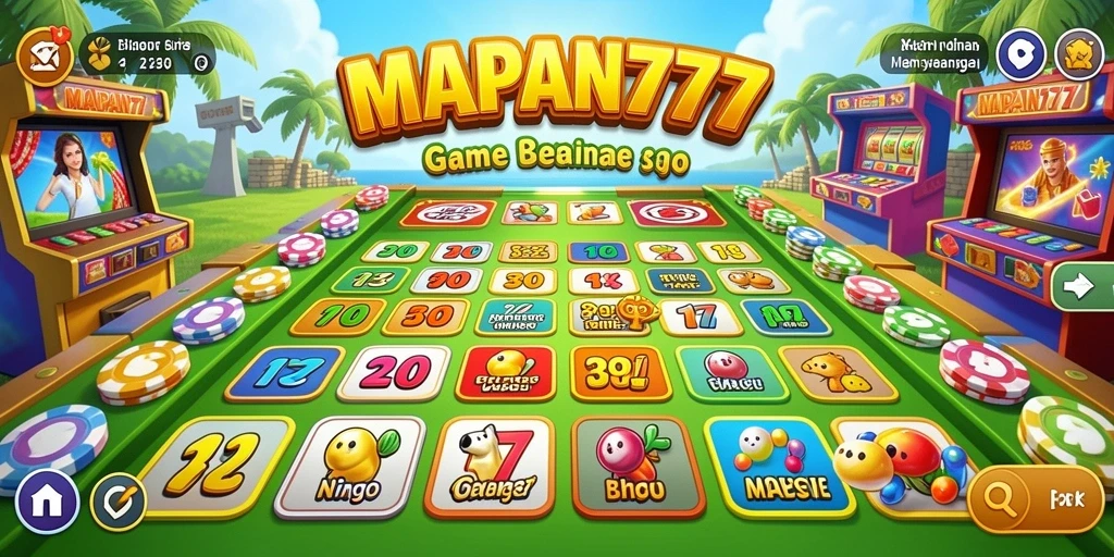 Tampilan screenshot dari gameplay Bingo yang seru di MAPAN777.