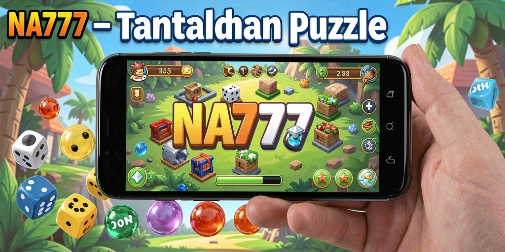 Screenshot gameplay memukau dari NA777 menunjukkan keseruan menyelesaikan puzzle.