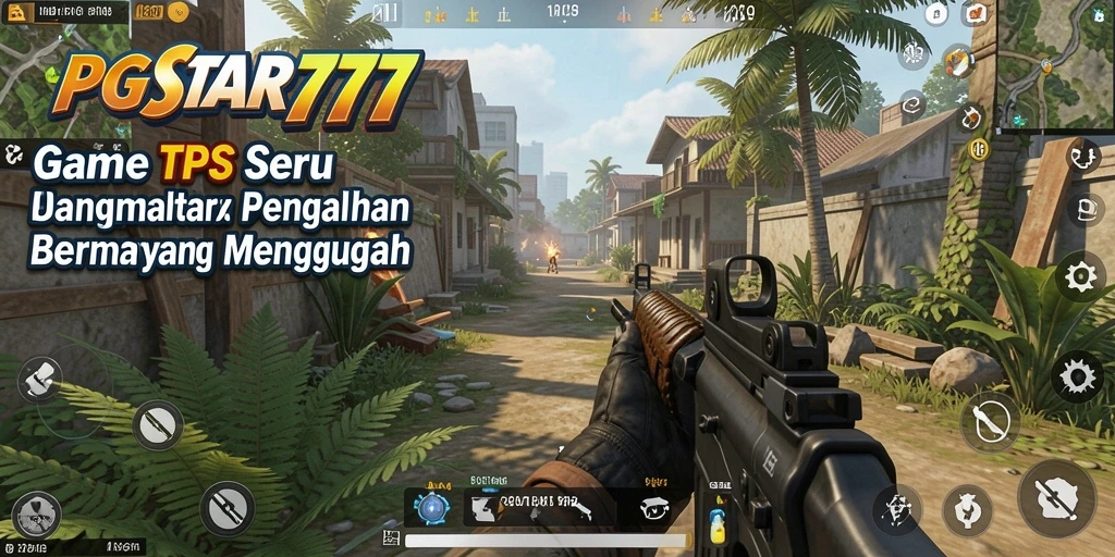 Tangkapan layar PGSTAR777 menampilkan aksi intens dalam gameplay TPS.