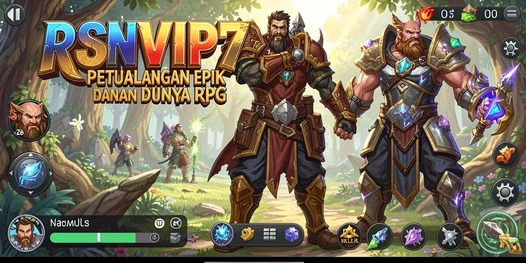 Screenshot gameplay RSNVIP7 dengan aksi seru dan dunia menakjubkan.
